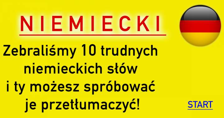Czy Przetłumaczysz Te 10 Słów?