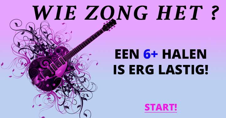 Weet Jij Wie Het Zong? 	
