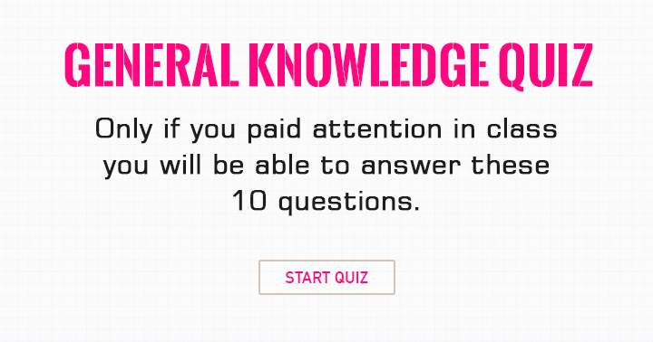 Unsolvable General Knowledge Trivia