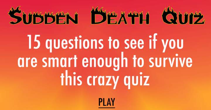 Sudden Death Quiz (2019)