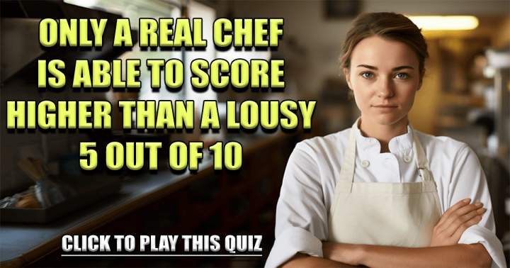 Culinary and Drinks Quiz