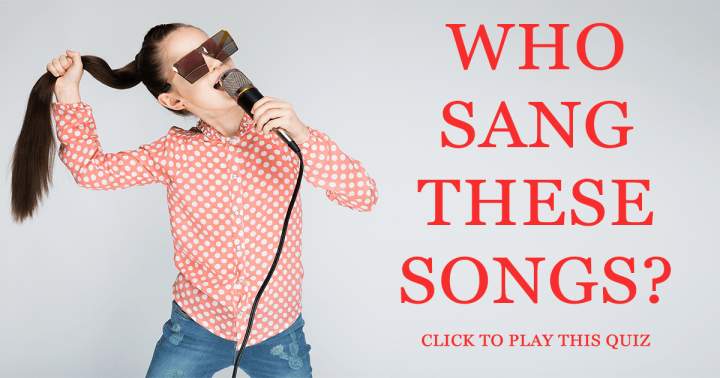 Banner for Who is the singer of these songs?