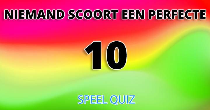 Speel Deze Leuke Quiz!