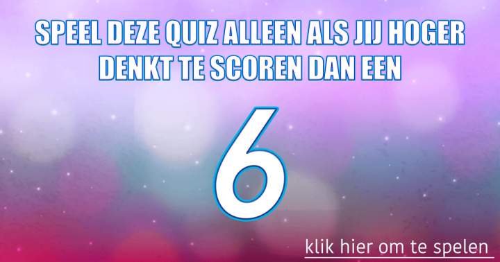 Quiz Voor Ervaren Spelers