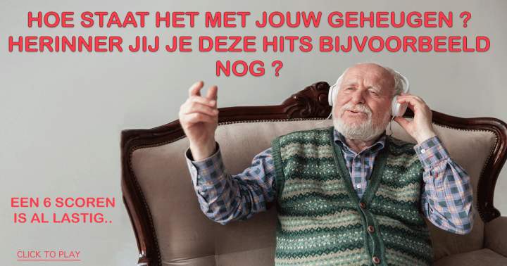 Enig idee wie deze hits zong?