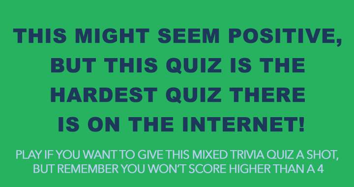 Banner for Mixed Trivia Quiz