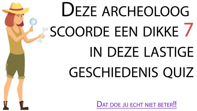 Uitdagende Geschiedenisquiz