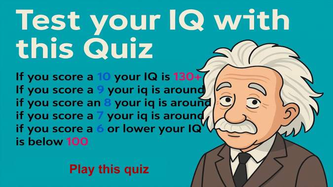 Nobody scores above 6 in this IQ test