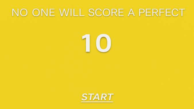 Banner for No one will score a perfect 10