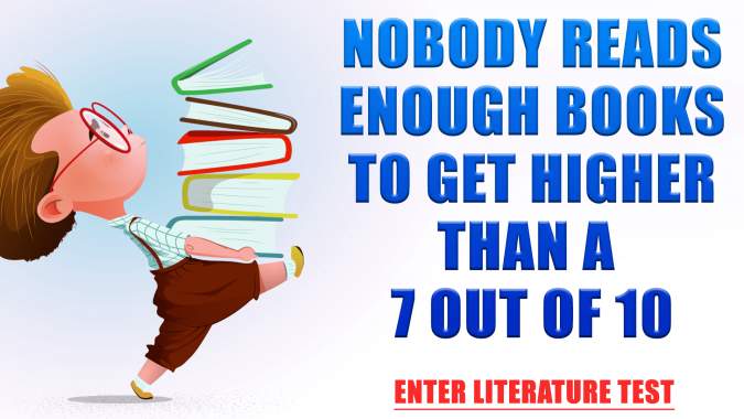 Banner for Literature Quiz