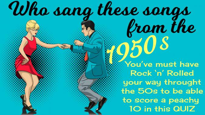 Banner for Who Sang These 50s Songs?