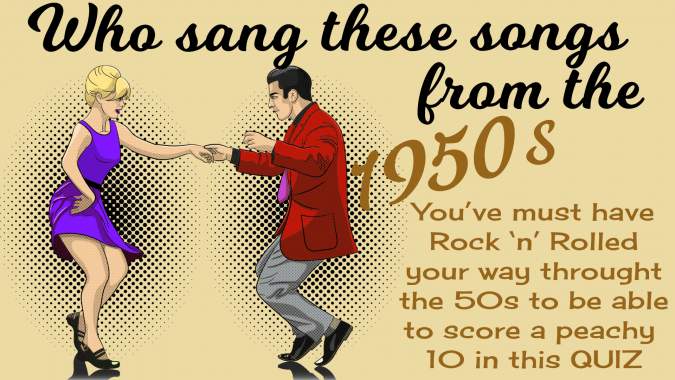 Banner for Who Sang These 50s Songs?
