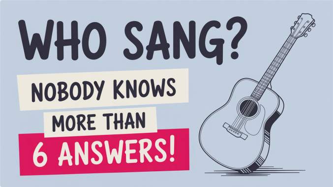 Banner for Can you tell us who sang these songs?