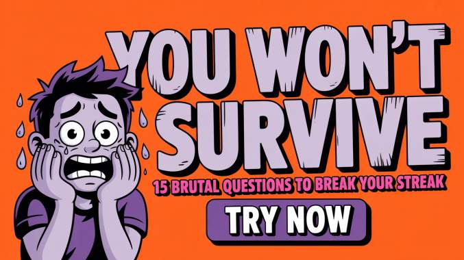 Banner for 15 Brutal Knowledge Questions