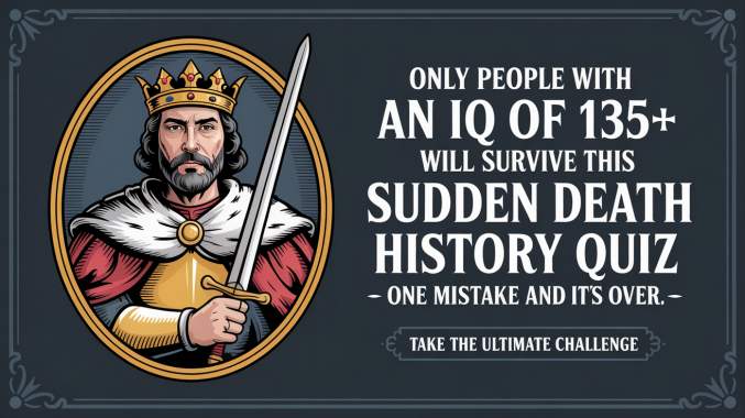 Banner for Take the official history sudden death test