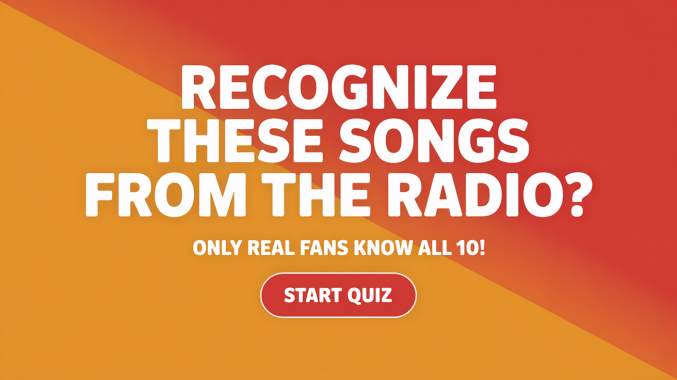 Banner for Which artists sang these radio hits?
