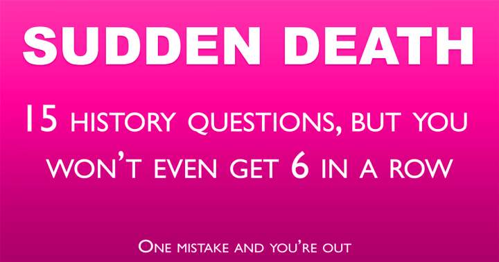 Banner for Most People Fail This History Quiz