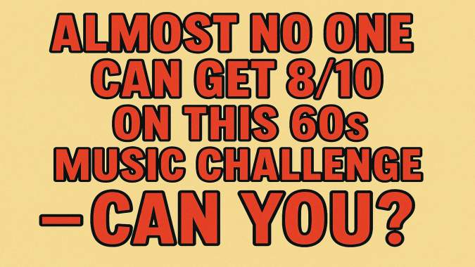 Banner for The best 60s songs