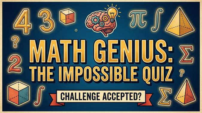 Banner for Are You a Math Genius? Take This Impossible Quiz and Find Out!