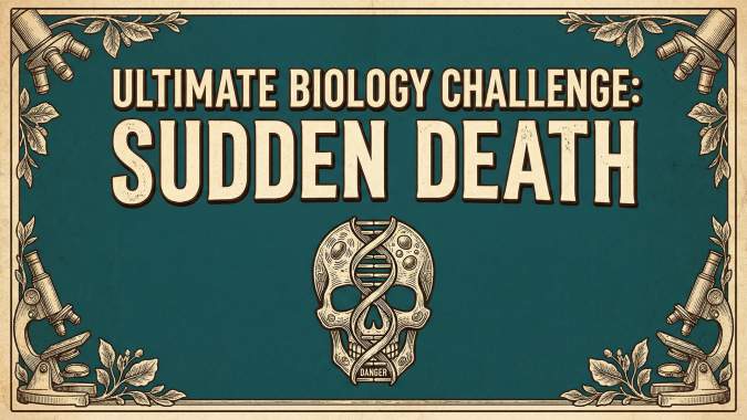 Banner for Think you're a biology genius? Take this Sudden Death quiz now!