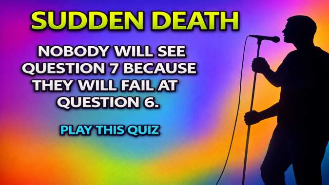 Banner for This General Trivia Quiz is Sudden Death - Can You Beat the Odds?