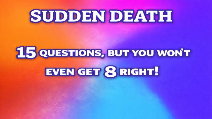 Banner for The Ultimate Sudden Death Trivia Challenge!