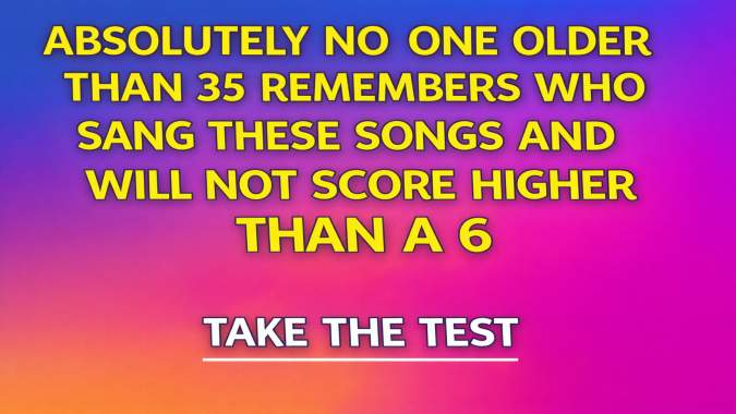 Banner for Who sang these songs?