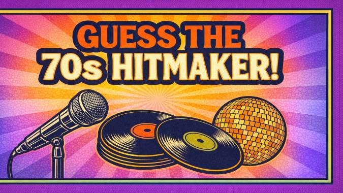 Banner for Can you guess who sang these songs from the 70's?