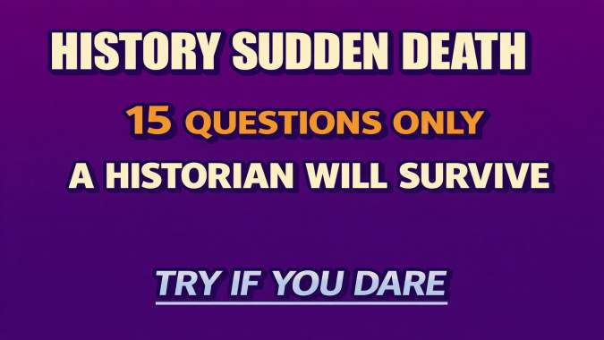Banner for Sudden Death History Quiz