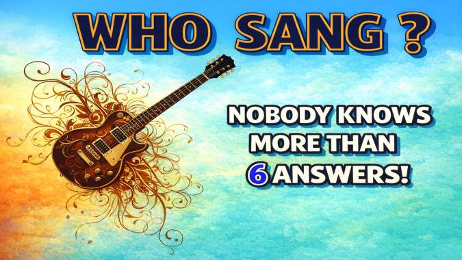 Banner for Do you know who sang this song? 
