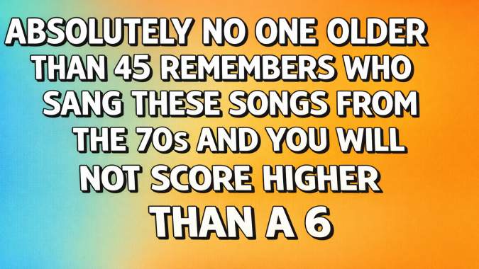 Banner for Who Sang This Songs From The 70s?