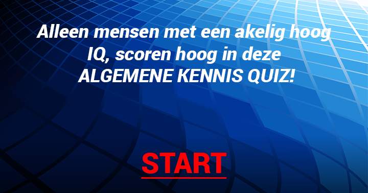 Ben jij bovengemiddeld intelligent? 