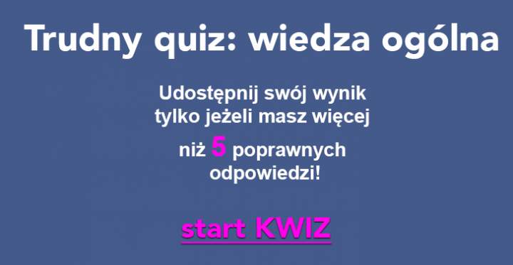  Poziom Quizu: Trudny