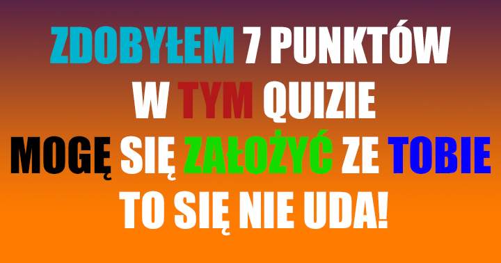 Pobijesz mój rekord? 