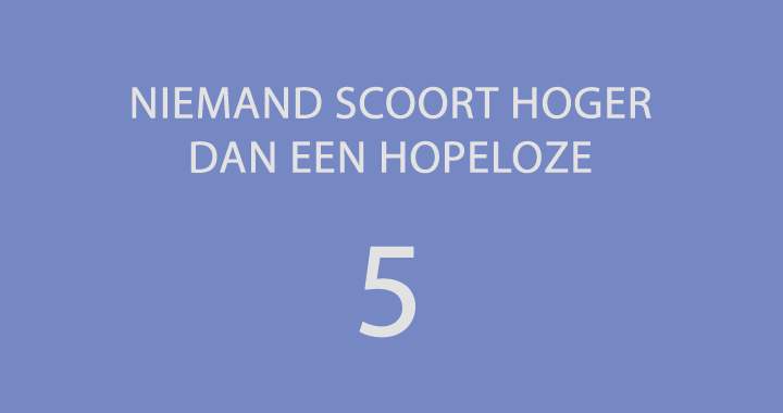 Scoor je een 4? Dan doe je het nog heel goed!