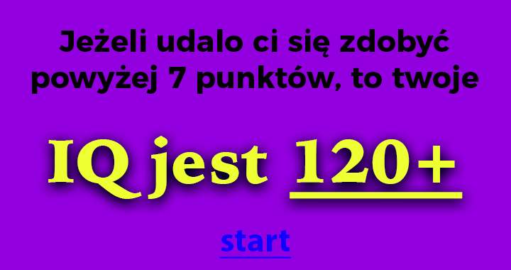 Jak wysokie jest twoje IQ?
