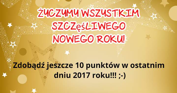 Życzymy wszystkim szczęśliwego nowego roku!