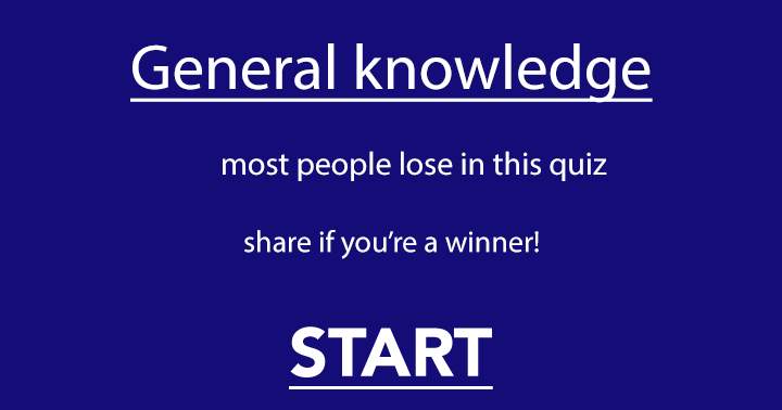 General knowledge quiz