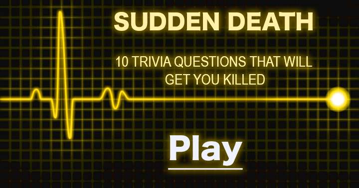 Play at your own risk, this quiz is bad for your health.