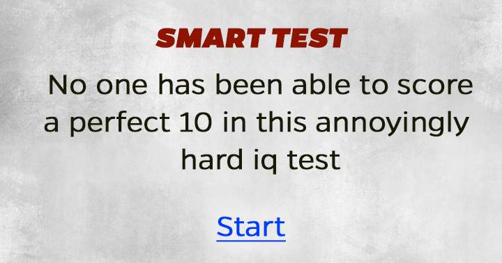 Try scoring a perfect 10. You rock if you can!