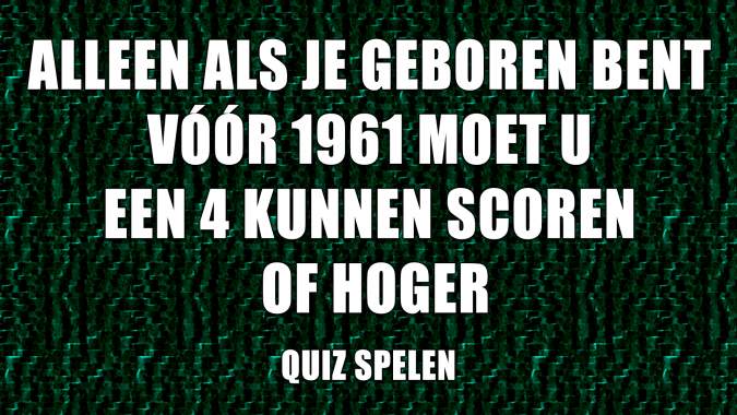 Geschiedenis Quiz