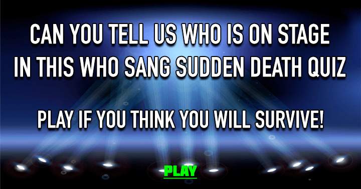 Sudden Death Quiz