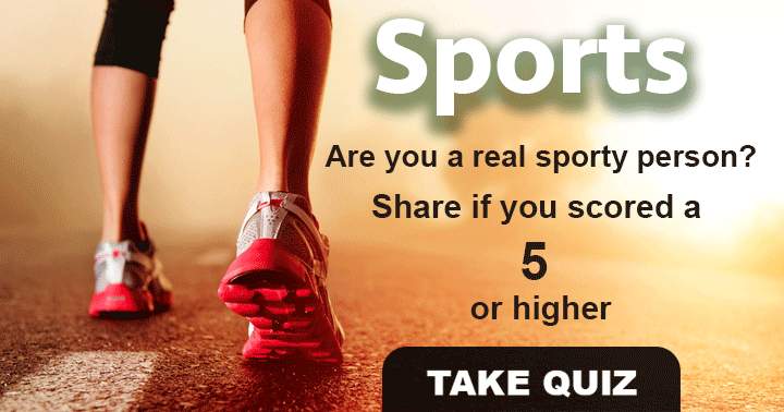 Are you a real Sporty person? Then test your knowledge with these questions!