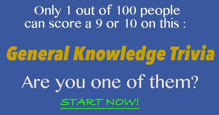 Only 1 out of 100 people can get a decent score. Are you one of them?